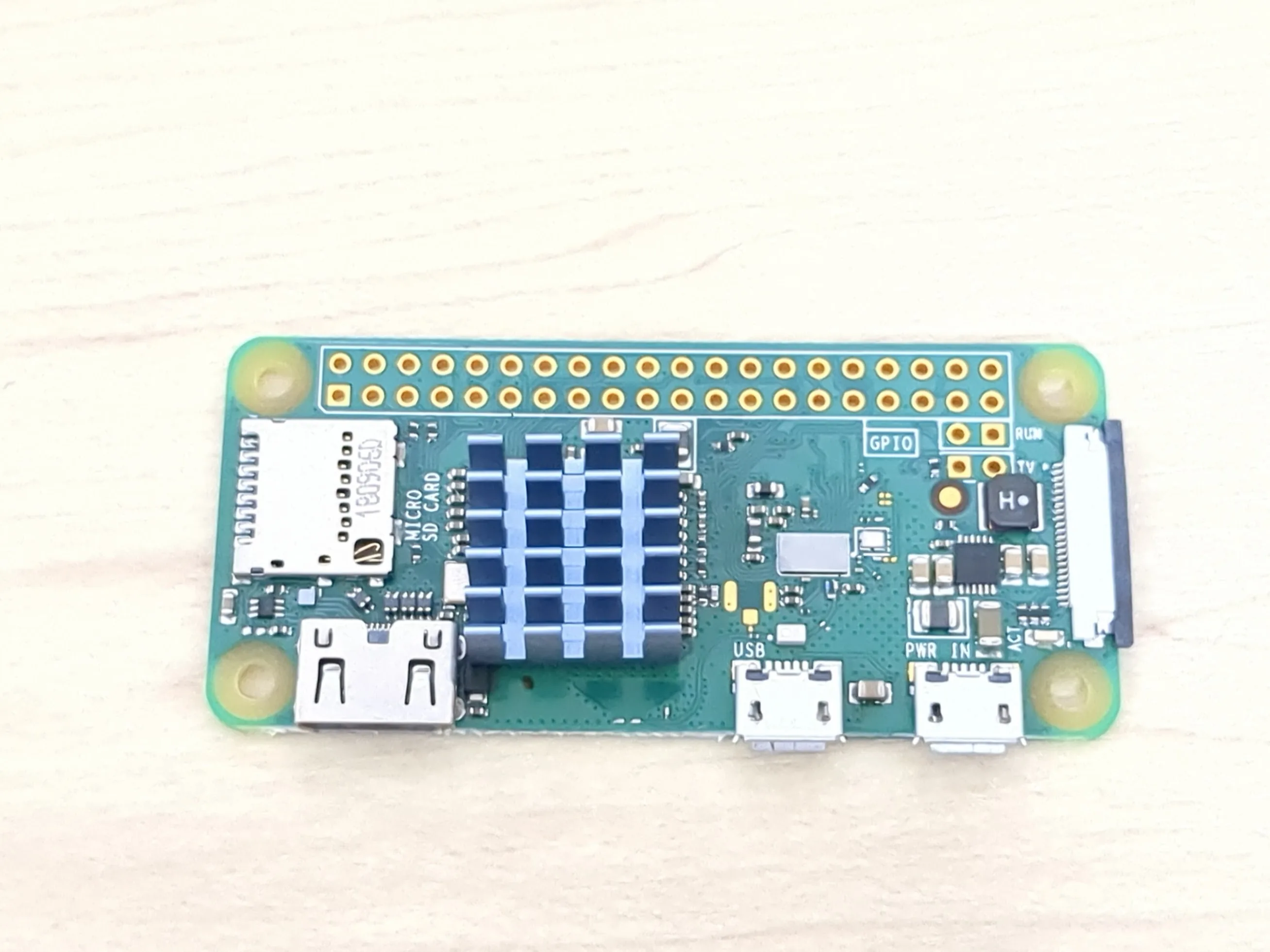 眠っていたラズパイZeroW